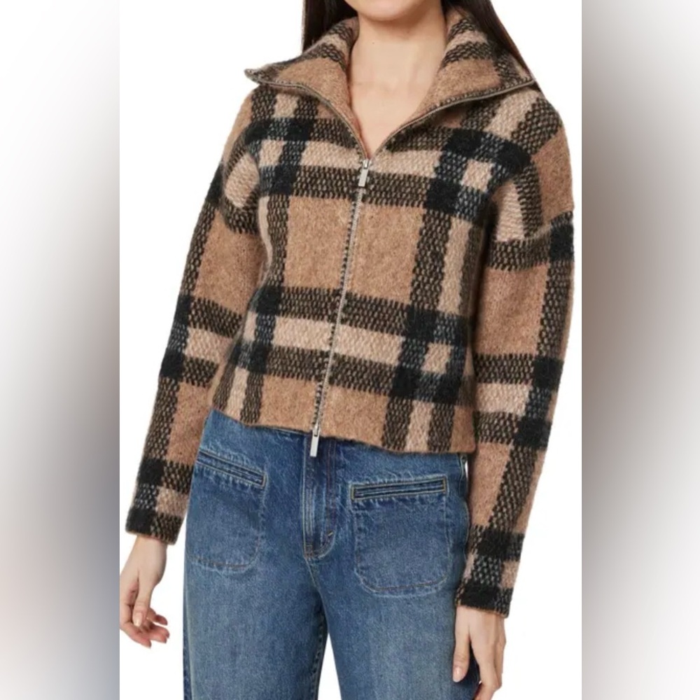 Habitual‎ Plaid Front Zip Jacket Coat NWT Pick Size